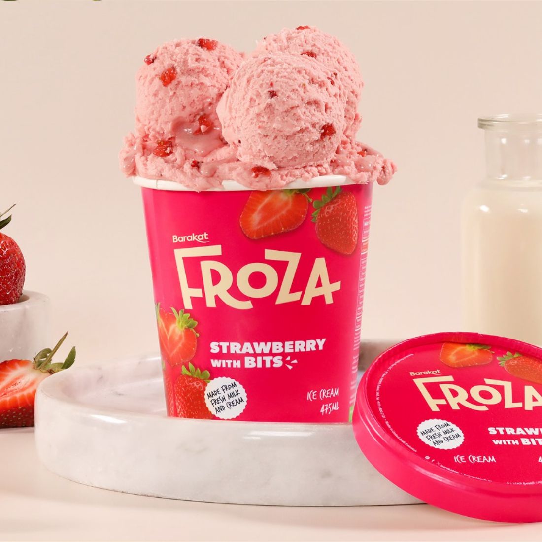 Premium Strawberry Ice cream
